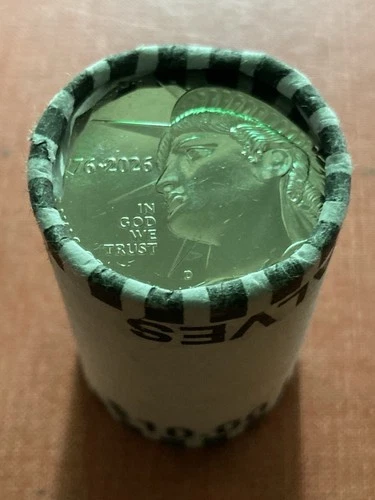 2026-D Semiquincentennial Gem BU Roll of Half Dollars- No Reserve & No Shipping