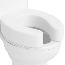 Vive Toilet Seat Cushion: Soft Cushioned Foam, Easy Clean, Padded Bathroom Attac