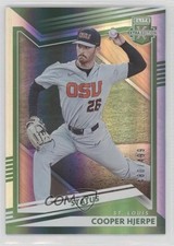 2022 Panini Elite Extra Edition Status Green 480/499 Cooper Hjerpe #22 00ht