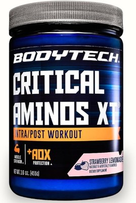BodyTech Critical Aminos XT Amino Acid Powder w/Glutamine,Citrulline&Carnitine,P