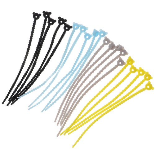 20 Pcs Kabelführungsgürtel Büro Reisen Niedlicher Kabel-Organizer - 第 8/12 張圖片