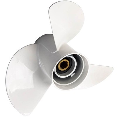 11 3/8 x 12 -G Aluminum Outboard Propeller New In Box 12'' Pitch