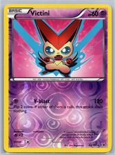 Victini (43) 43/101 Reverse Holo Noble Victories NM Pokemon 2011 Shin Nagasawa