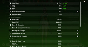 Genshin Impact AR 59 America - Nefer - Citlali - Mavuika - Furina - Raiden C1