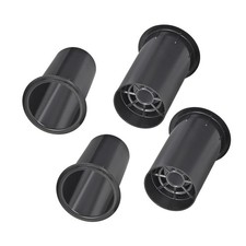 64mm x 115mm Speaker Port Tube Subwoofer Bass Reflex Tube Bass Woofer Box 4pcs