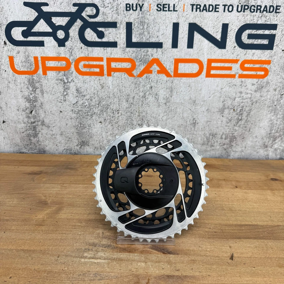 SRAM Red AXS D1 Quarq 46/33t 12-Speed 8-Bolt Power Meter Chainring Set 256g - Image 2 of 4