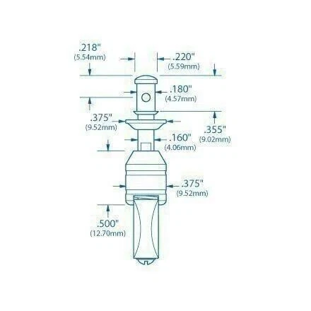 Waverly Ukulele Friction Tuning Pegs, Set of 4 with Ivoroid Knobs - Image 2 of 3