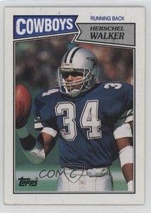 1987 Topps Herschel Walker (Running Back in Dark Blue) #264 Rookie RC