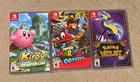 Nintendo Switch Game Bundle - Pokemon, Kirby, & Mario!