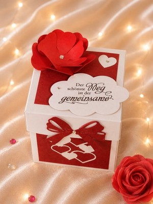 Explosionsbox-Geschenkbox * Hochzeit 