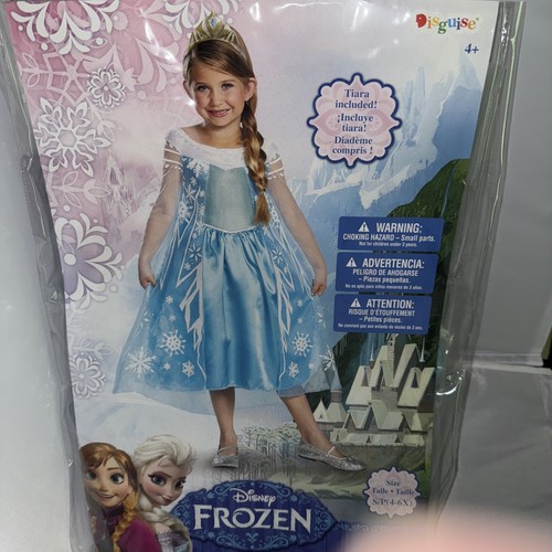 Disfraz de Disney Frozen Elsa Deluxe para niña pequeño (4-6x) - Imagen 2 de 5