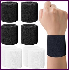 New Breathable Cotton Wristband Set for Men and Women Sweat Absorbent Wrist