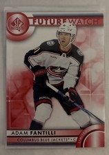 2023-24 SP Authentic Limited Red Future Watch #106 ADAM FANTILLI Blue Jackets RC