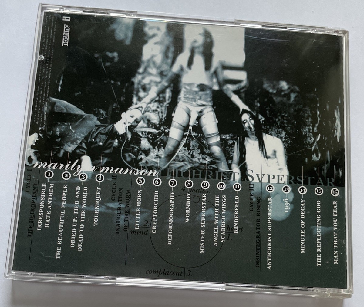 Antichrist Superstar by Marilyn Manson CD 1996 Interscope Records