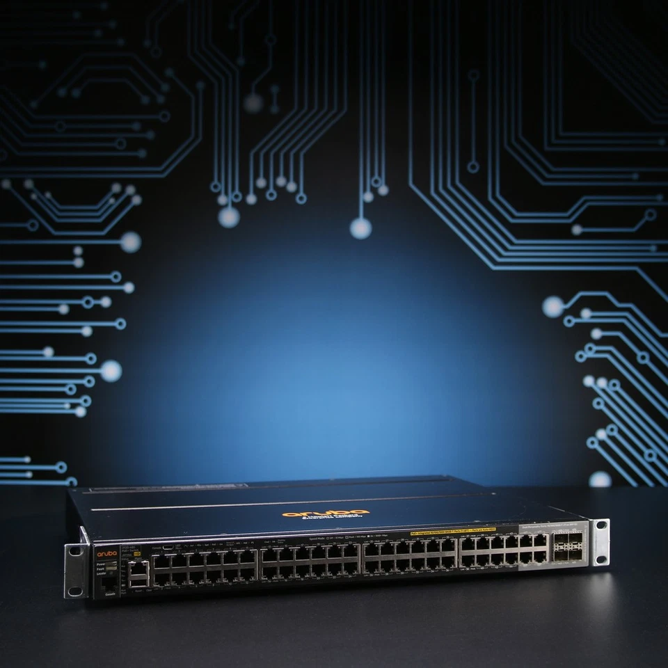 HPE Aruba 2920 Managed PoE Switch J9729A + 2x J9731A // 48x GbE + 4x SFP Ports