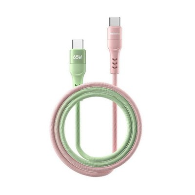 REMAX CB16 Typ C auf Typ C Schnellladekabel 1,2m (Rosa Grün)