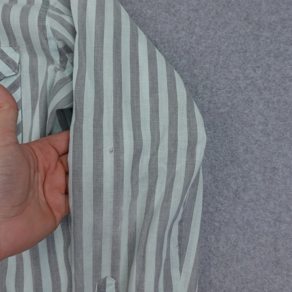 VTG 90s Wrangler Western Shirt Mens 16 1/2 x 35 Striped Long Sleeve Made in USA - Image 3 of 4