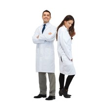 Dress Up America Lab Coat - Doctors White Lab Coat Costume for Adul... Fast Ship