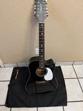 Takamine GD30CE-12 BLK G Series 12 Strings Cutaway Acoustic/Electric Guitar