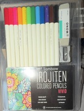 Tombow Irojiten Vivid Set Multicolor Colored ...