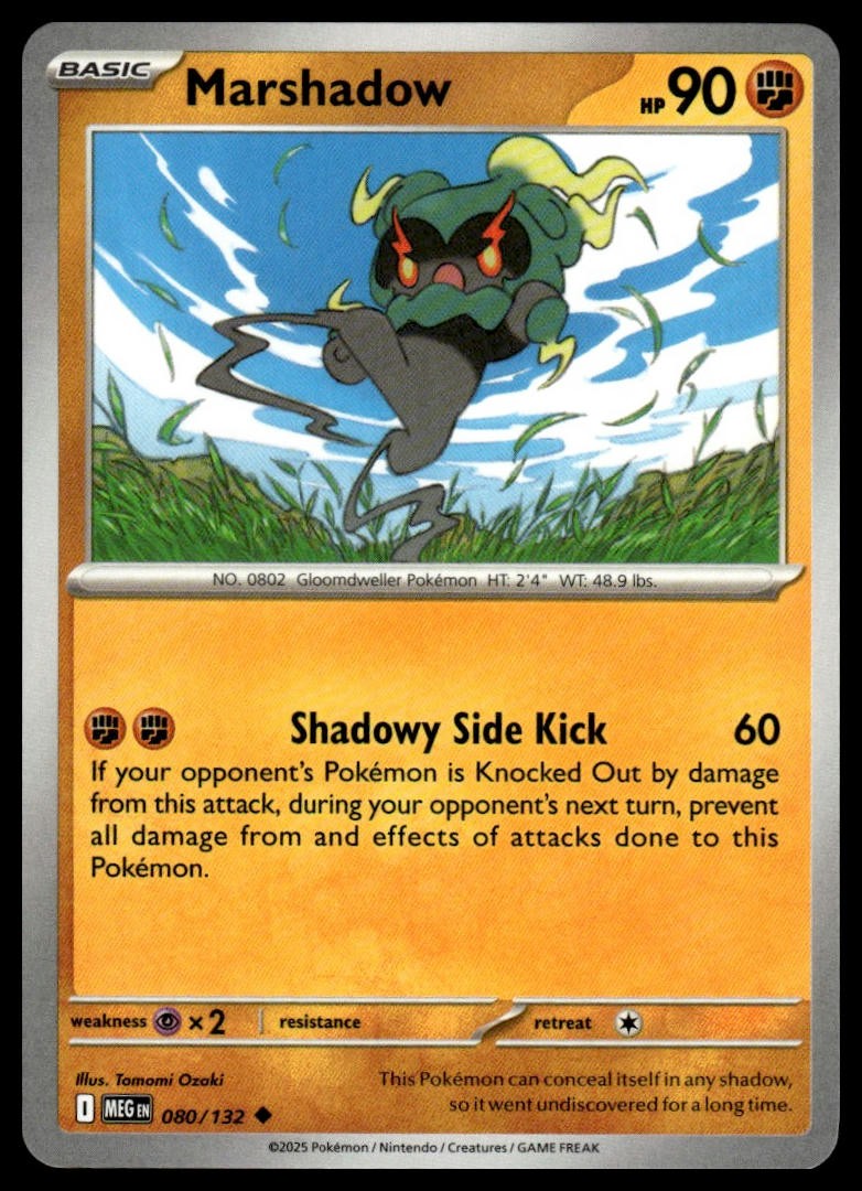 Marshadow ME01: Mega Evolution 080/132 Normal NM