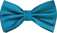 Mens Solid Color Adjustable Pre-tied Bow Tie for Men Party Wedding