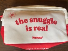 Rare Huggies Clutch Red White Travel Wipes Refill Pouch