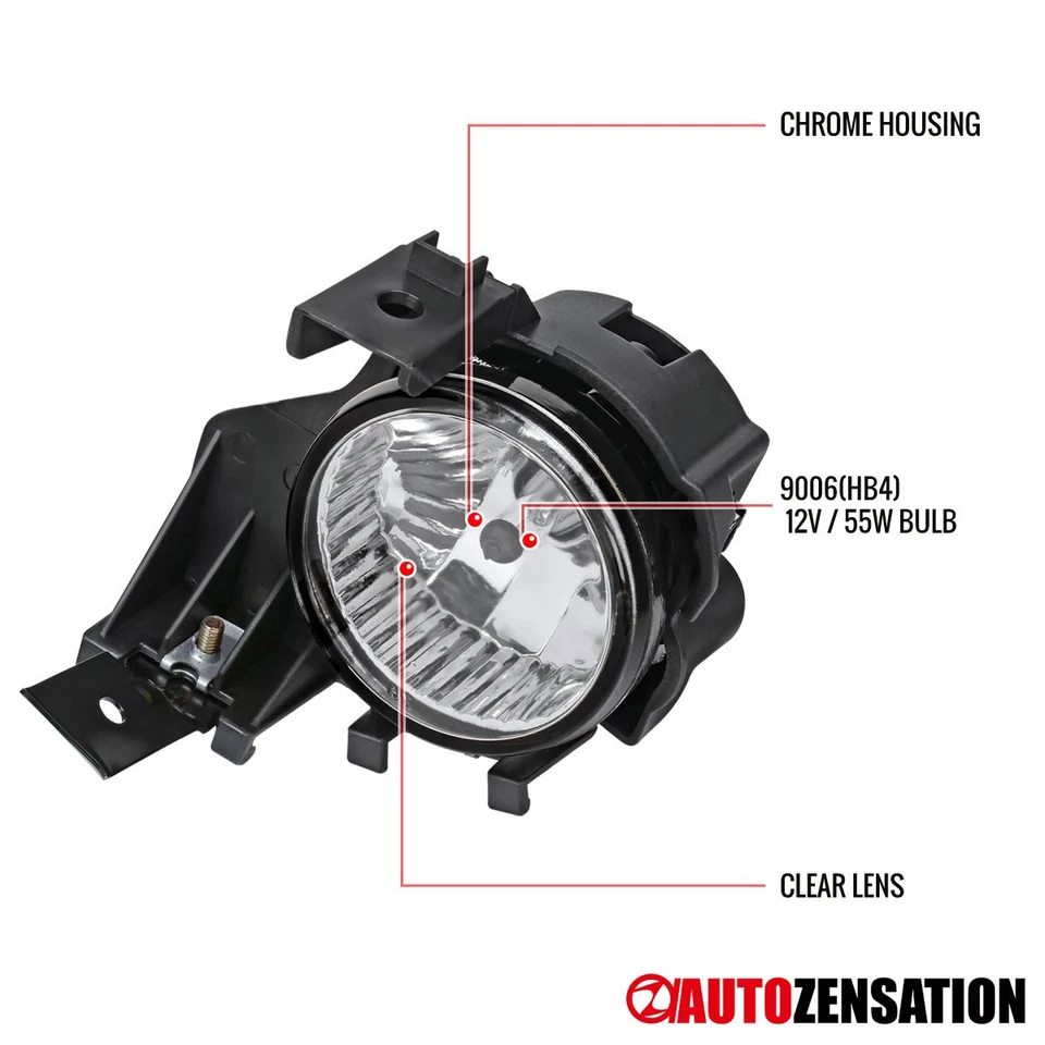 Fit 2008-2011 Subaru Impreza WRX Bumper Driving Fog Lights Lamp Left+RIght 08-11 Foto 3 de 4