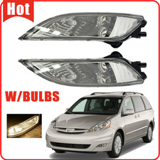 Fit 2006-2010 Toyota Sienna Bumper Fog Light Driving Lamp Halogen Wbulbs New Fit 2006-2010 Toyota Sienna Bumper Fog Light Driving Lamp Halogen Wbulbs New