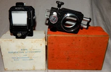 Kopil Folding Duo-Track Bellowscope & Duplicating Attachment Praktica Contax-S