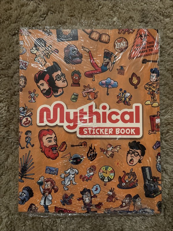 Mythical Society Rhett & Link Sticker Book - Good Mythical Morning Collectible