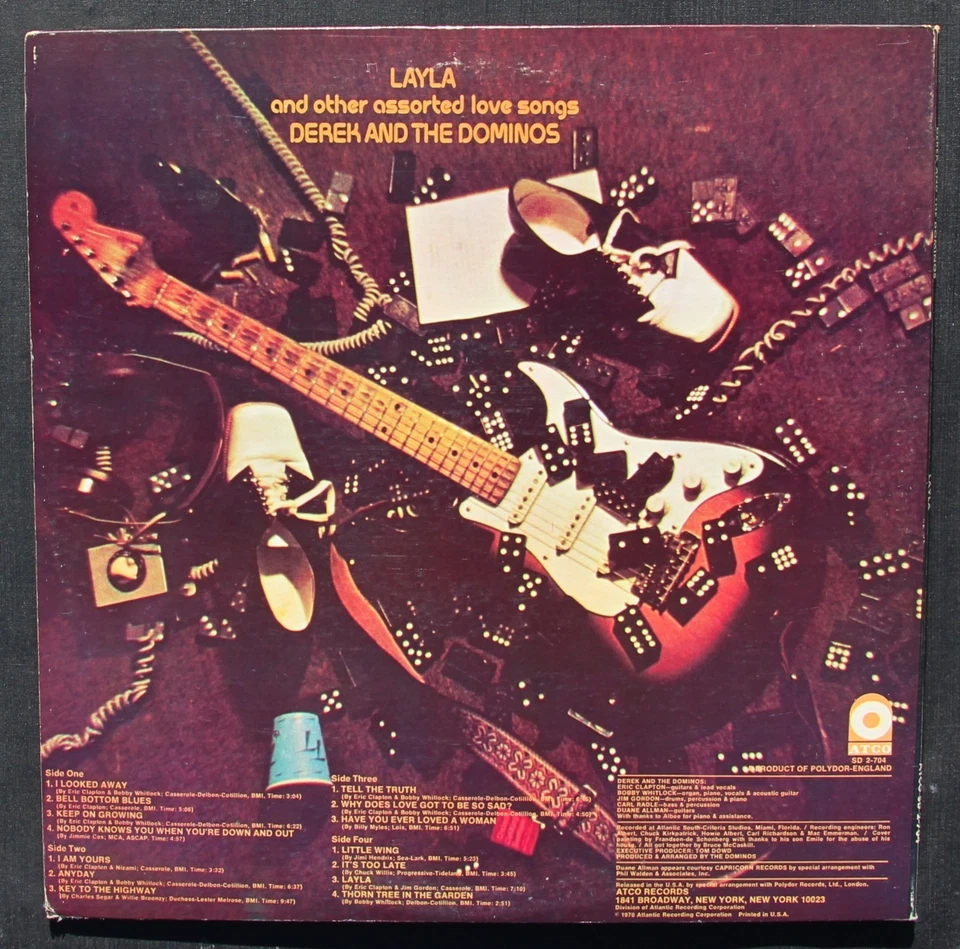 Derek & The Dominos- Layla- Atco SD 2-704- Double LP- Original 1970 Press- Nice - Image 3 of 4