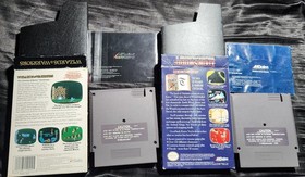 Wizards & Warriors 1 and Iron Sword Wizards & Warriors 2 CIB for Nintendo NES 