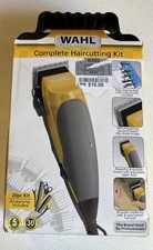 Wahl Complete 20 Piece Haircutting Kit. Precision Ground Blade Clippers. New
