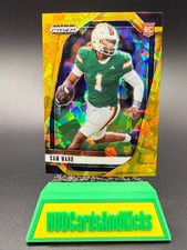 2025 Panini Prizm Draft Picks - Cam Ward #57 Gold Ice Prizm (RC)