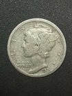 1925P Mercury Dime US Silver Ten Cent Coin Free Shipping