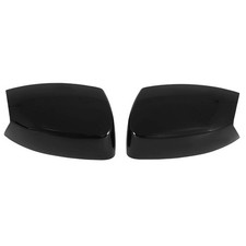 1 Paar Spiegelkappen Gehäuse Glanz Schwarz Für Ford C-Max II Kuga I S-Max Galaxy