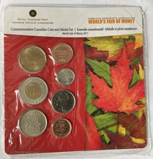 2011 CANADA - UNC SET (7) - ANA WORLD MONEY FAIR - CHICAGO - RCM SEALED -