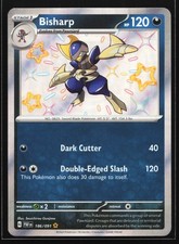 Bisharp 186/091 SV: Paldean Fates Shiny Holo Rare Pokemon Card