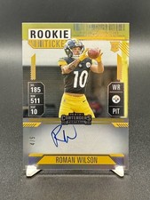 2024 Panini Contenders FOTL Roman Wilson 4/5 Goal Line Ticket #141 Auto