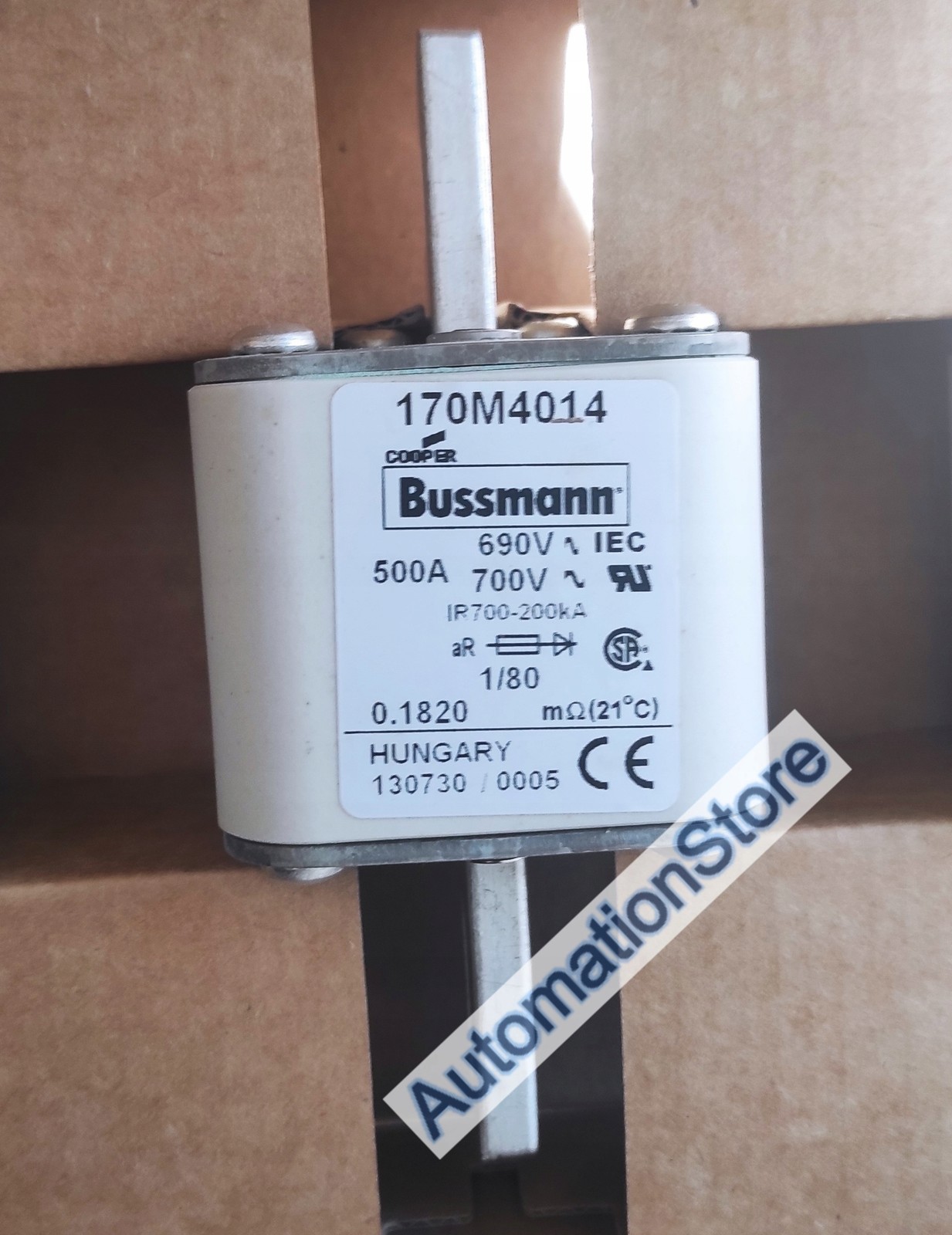 Bussmann Industrial Fuse 170M4014 500A 690V