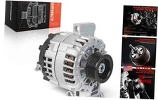 Alternator Compatible with Hummer H3 2006 L5 3.5L, 130A 12V 6-Groove Pulley