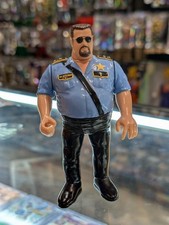 1990 Hasbro WWF Series 1 Big Boss Man with Hard Time Slam! Vintage Wrestler A