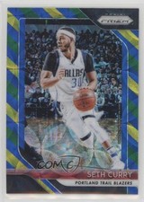2018-19 Panini Prizm Choice Blue Yellow & Green Prizm Seth Curry #131 0ad