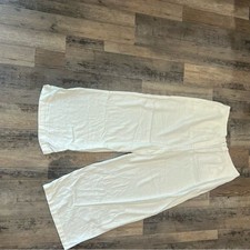 ASOS Design White Linen Trousers - Size 14