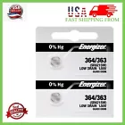 2 x Fresh Stock Energizer 手表 氧化银电池 364/363 SR621SW 电池