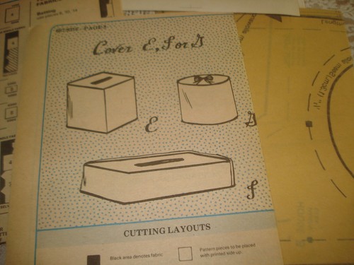 McCalls Sewing Pattern 8316 Home Decor Classic TISSUE BOX COVERS Houses UCFF - Picture 5 of 5