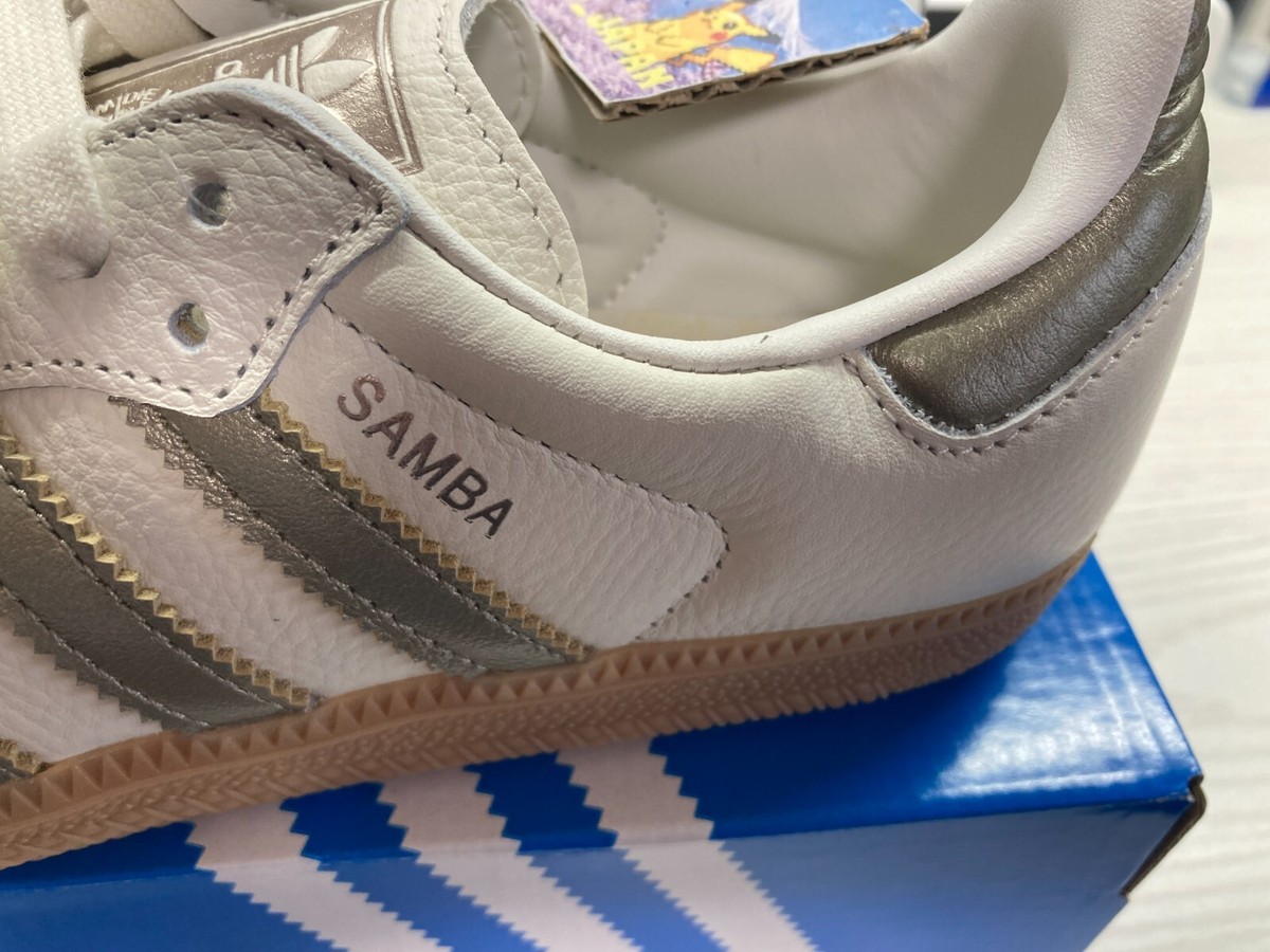 IG1964 adidas Originals SAMBA OG Off White Gold Metalic