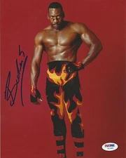 Booker T Signed WWE 8x10 Photo PSA/DNA COA WCW Harlem Heat Picture Autograph TNA