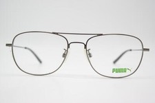 Glasses PUMA PU01410 Silver Oval Frame Eyeglasses New